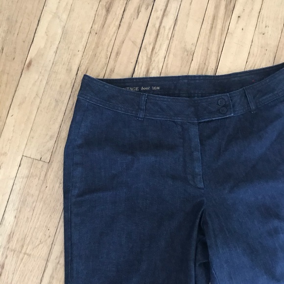 W Heritage Dark Wash Boot Cut Jeans - Picture 2 of 9